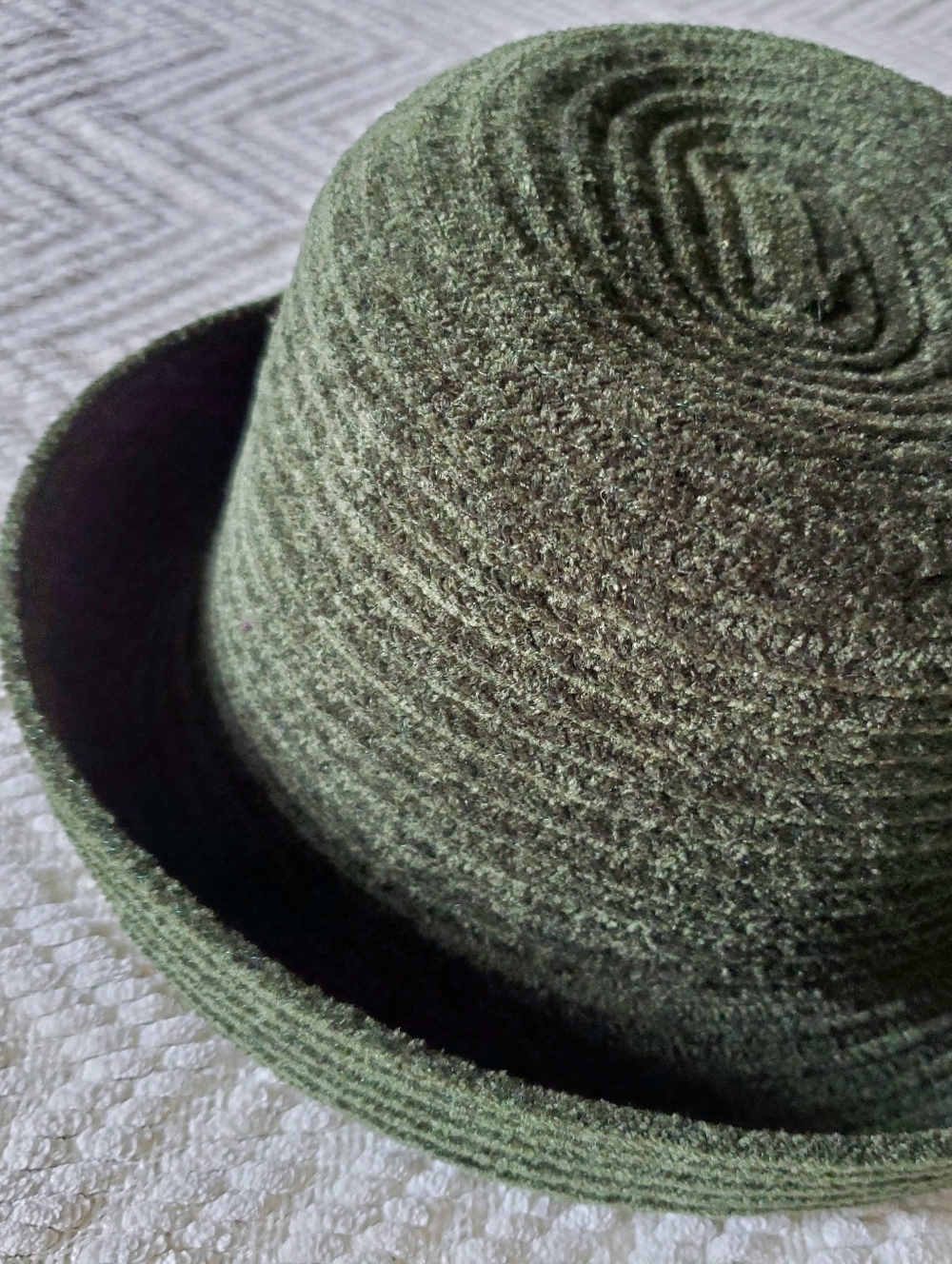 Liz Claiborne Hunter Green Textured Bucket Hat